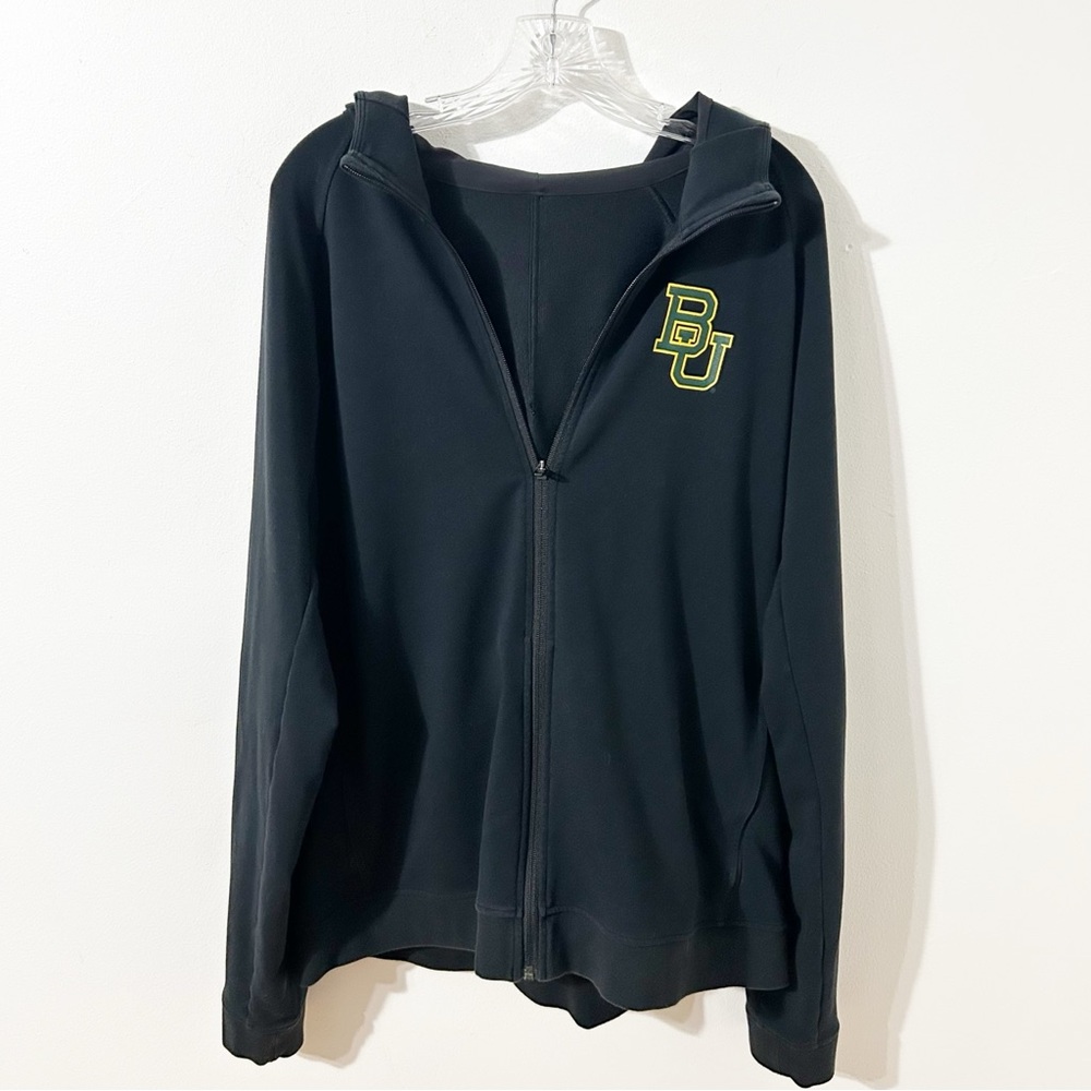 Unbranded Baylor University Bears Long Sleeve Full Zip Hooded Sweatshirt Jacket